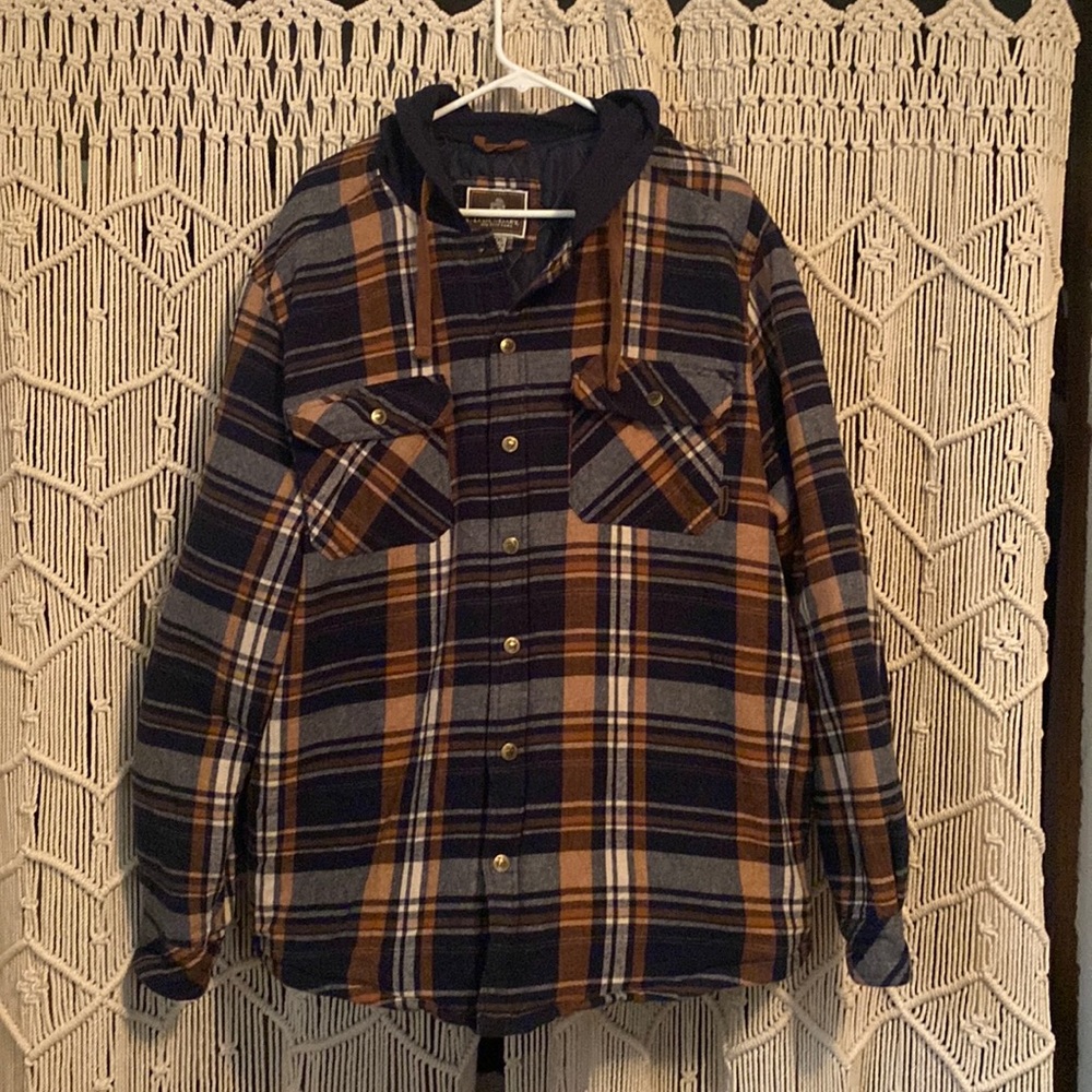 Men’s Legendary Outfitters Plaid Flannel Hoodie